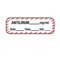 Nevs Label, Antilirum 1/2" x 1-1/2" White w/Red stripes & Black LANT-1652D - alternate 1